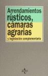 ARRENDAMIENTOS RUSTICOS, CAMARAS AGRARIAS I LEGIS | 9788430930913 | LASARTE ÁLVAREZ, CARLOS, COMP.