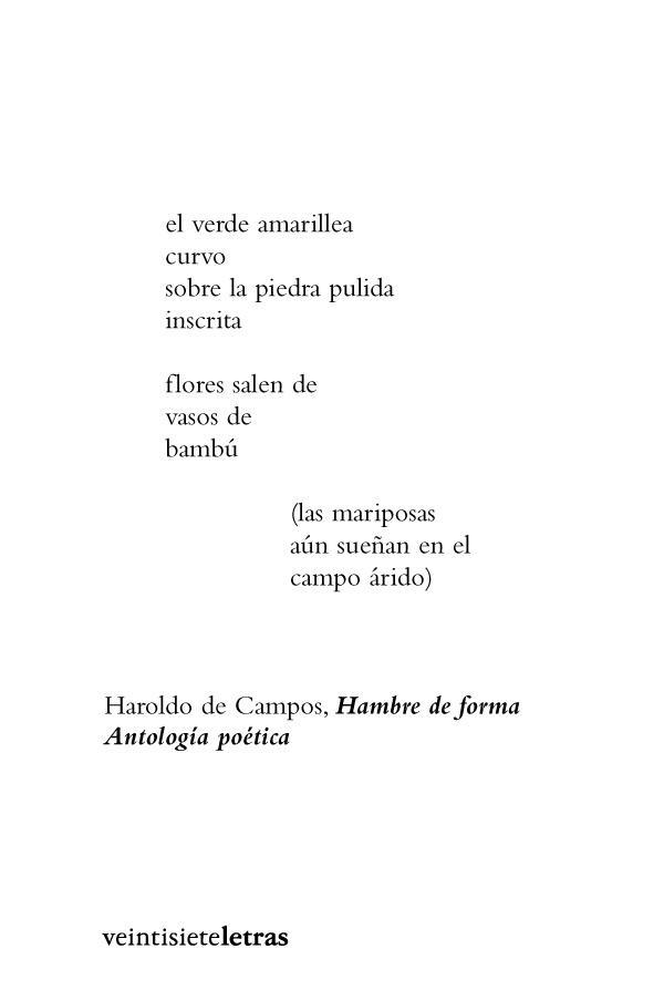 HAMBRE DE FORMA | 9788493635831 | CAMPOS, HAROLDO DE