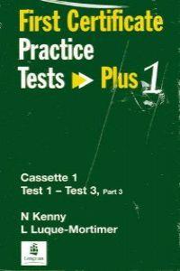 FIRST CERTIFICATE PRACTICE TEST CASSETTES | 9780582405783 | KENNY