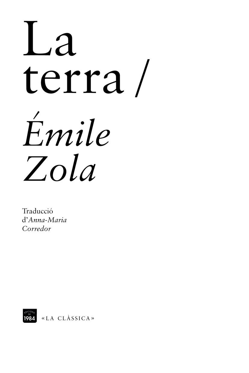 TERRA, LA | 9788492440764 | ZOLA, EMILE