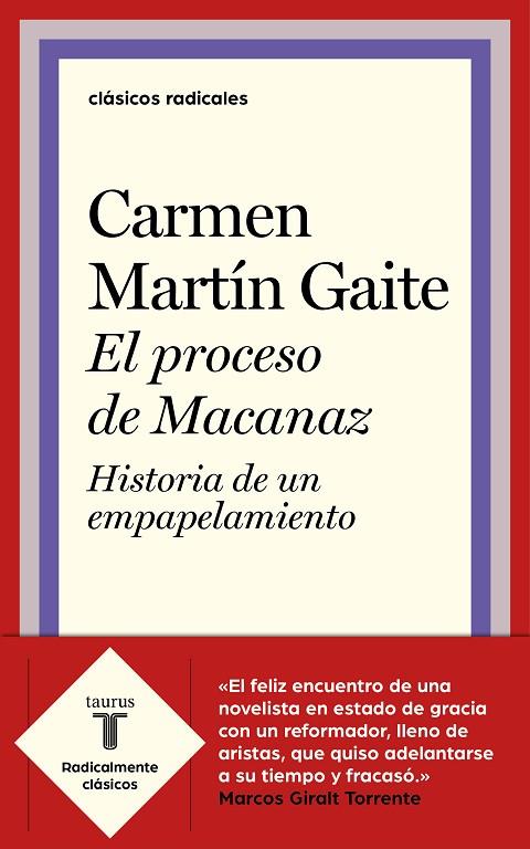 EL PROCESO DE MACANAZ | 9788430622511 | MARTÍN GAITE, CARMEN