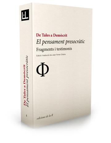 PENSAMENT PREOCRATIC DE TALES A DEMOCRIT (2 ED.) | 9788494046704 | FERRER GARCIA, JOAN ( ED.)