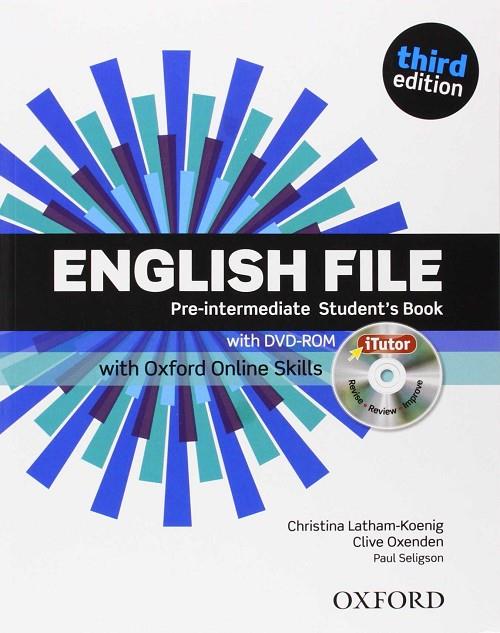 ENGLISH FILE PRE-INT STUDENTS BOOK 3 ED | 9780194517942