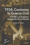 1934: COMIENZA LA GUERRA CIVIL | 9788489779594 | MOA, PIO