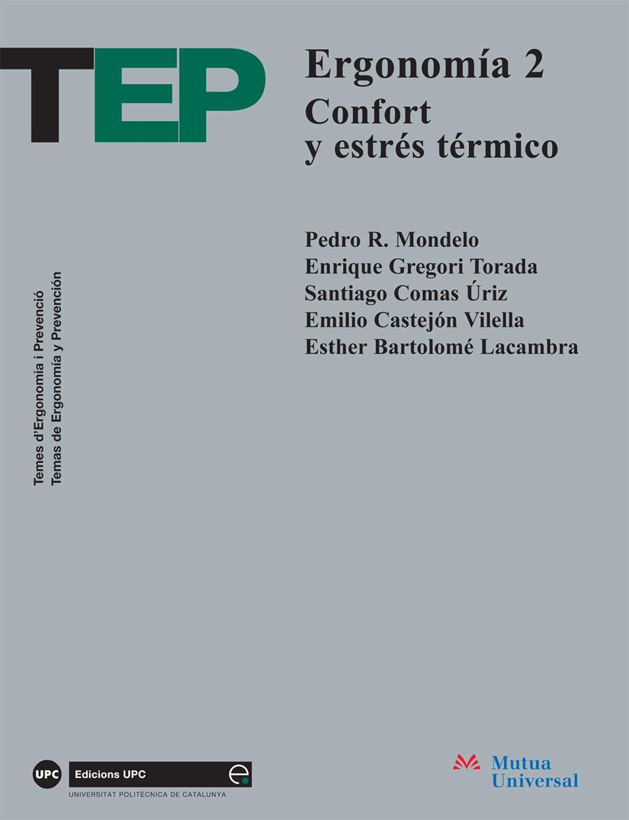 ERGONOMIA 2 CONFORT Y ESTRES TERMICO | 9788483014820 | AAVV