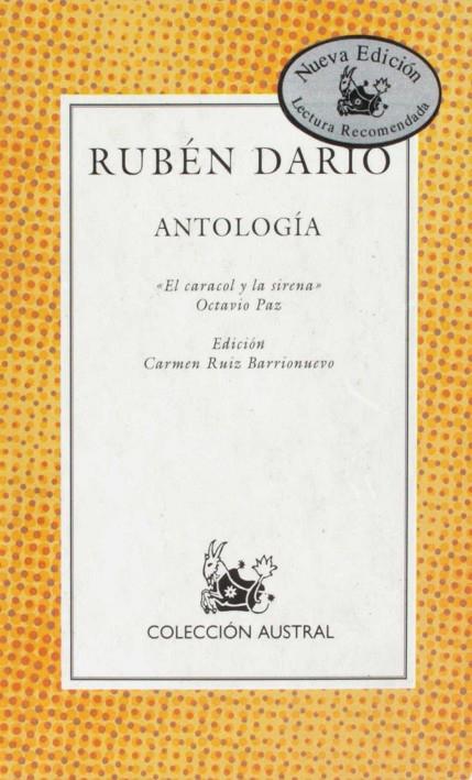 ANTOLOGIA DE RUBEN DARIO | 9788423998692 | DARIO, RUBEN
