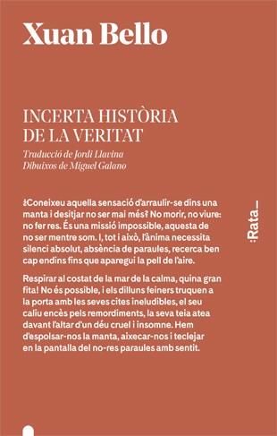INCERTA HISTÒRIA DE LA VERITAT | 9788416738199 | BELLO, XUAN