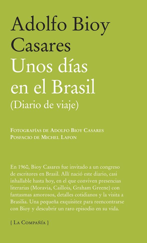 UNOS DIAS EN BRASIL | 9788483930717 | BIOY CASARES, ADOLFO