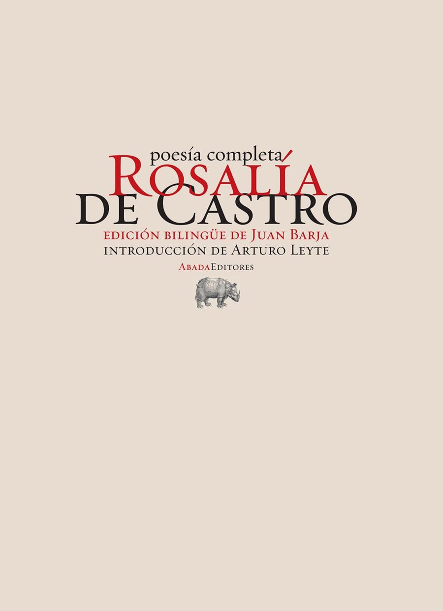 POESIA COMPLETA ROSALIA DE CASTRO | 9788496775480 | CASTRO, ROSALIA DE