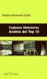 CADENAS DE HOTELERAS ANALISIS DEL TOP 10 | 9788434436343 | MARTORELL, ONOFRE