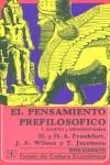 PENSAMIENTO PREFILOSOFICO, EL | 9788437501857 | FRANKFORT, HENRI