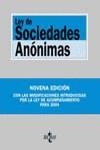 LEY DE SOCIEDADES ANONIMAS | 9788430941278 | ARROYO MARTINEZ, IGNACIO