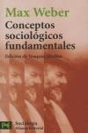 CONCEPTOS SOCIOLOGICOS FUNDAMENTALES | 9788420660028 | WEBER, MAX