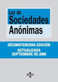 LEY DE SOCIEDADES ANONIMAS 2008 | 9788430947904 | ARROYO MARTINEZ, IGNACIO/ED. LIT.