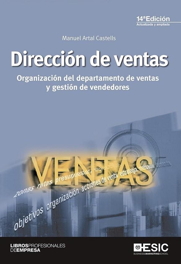 DIRECCIÓN DE VENTAS | 9788416701018 | ARTAL CASTELLS, MANUEL