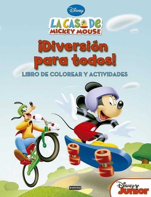 CASA DE MICKEY MOUSE. ¡DIVERSIÓN PARA TODOS! LIBRO DE COLOREAR Y ACTIVIDADES | 9788444168609 | WALT DISNEY COMPANY