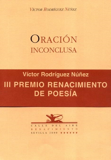 ORACION INCONCLUSA | 9788484720119 | RODRIGUEZ NUÑEZ, VICTOR