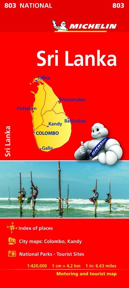 SRI LANKA MAPA NATIONAL | 9782067229297