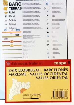 MAPA COMARQUES BAIX LLOBREGAT, VALLES OCCIDENTAL | 9788479201388 | GARCIA I ACON, FELIP