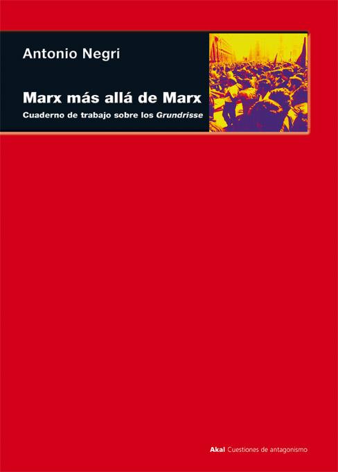 MARX MAS ALLA DE MARX | 9788446011477 | NEGRI, ANTONIO