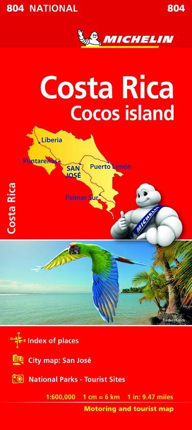 COSTA RICA MAPA NATIONAL  | 9782067229433