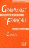 GRAMMAIRE PROGRESSIVE DU FRANÇAIS  N.DEVUTANT CLAU D'EXERCIC | 9782090338591 | AA.VV.
