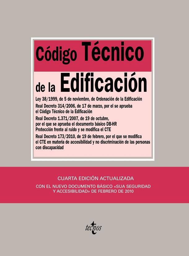 CODIGO TECNICO DE LA EDIFICACION | 9788430950768 | EDITORIAL TECNOS