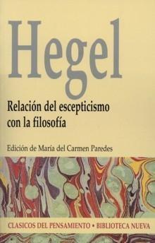 RELACION DEL ESCEPTICISMO CON LA FILOSOFIA | 9788497423571 | HEGEL