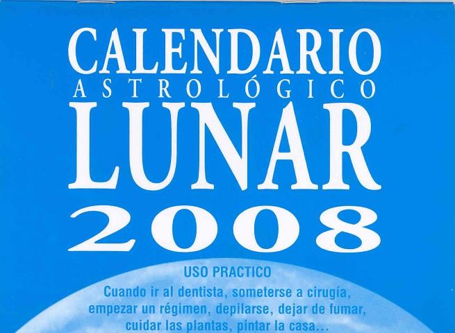 CALENDARIO ASTROLOGICO LUNAR 2008 | 9788461190959 | SERRANO ZANÓN, MARÍA JOSÉ