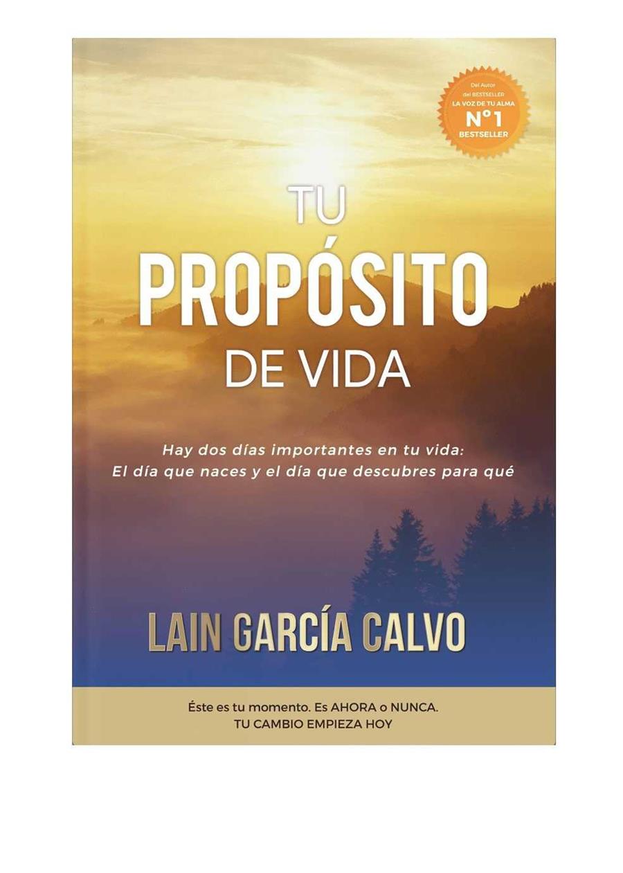 TU PROPÓSITO DE VIDA | 9788460691709 | GARCIA CALVO, LAIN