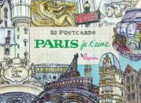 PARIS JET T AIME 20 POSTCARDS | 9788416851003 | LAPIN