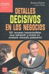 DETALLES DECISIVOS EN LOS NEGOCIOS | 9788479277765 | PACHTER, BARBARA