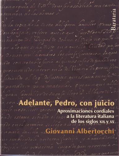 ADELANTE PEDRO CON JUICIO | 9788492979295 | ALBERTOCCHI, GIOVANNI