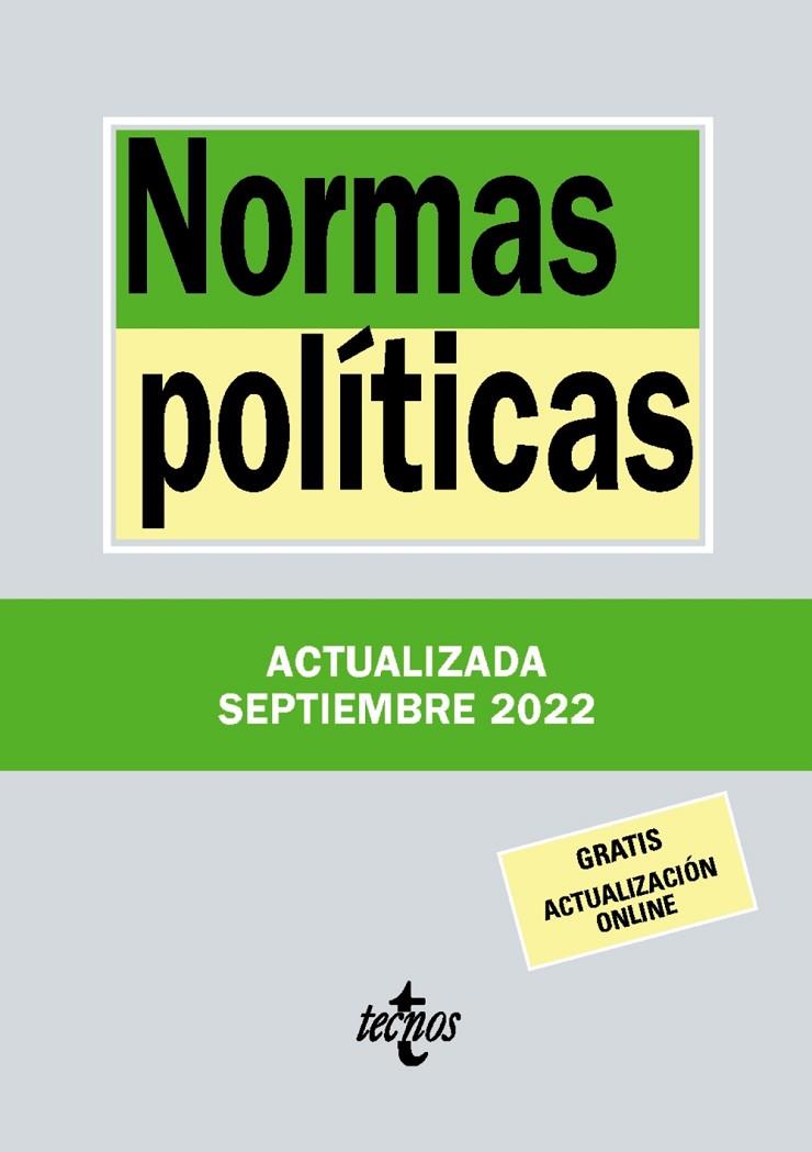 NORMAS POLÍTICAS | 9788430986644 | EDITORIAL TECNOS