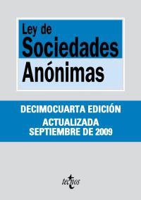 LEY DE SOCIEDADES ANONIMAS | 9788430949236 | ARROYO MARTÍNEZ, IGNACIOED. LIT.