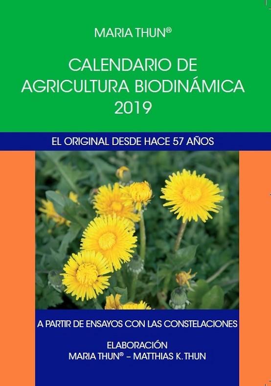 CALENDARIO DE AGRICULTURA BIODINAMICA 2019 | 9788492843848 | THUN, MARIA
