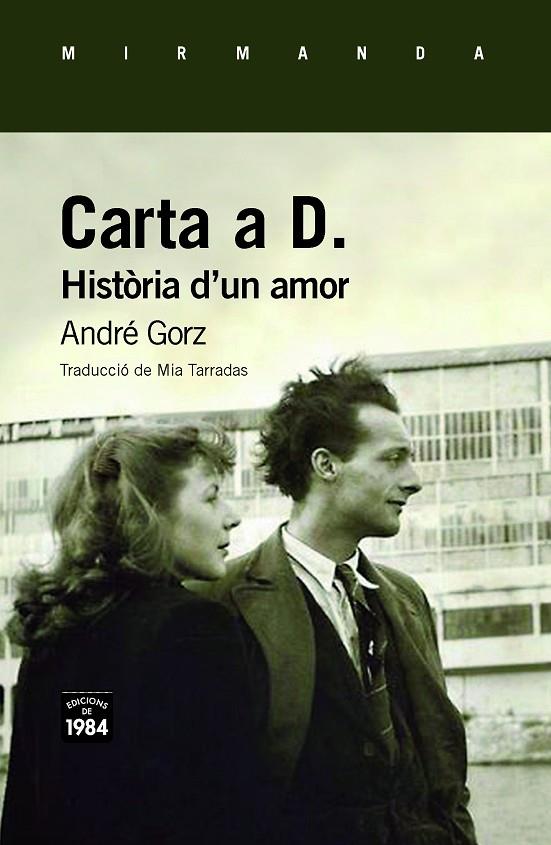 CARTA A D. HISTÒRIA D'UN AMOR | 9788416987603 | GORZ, ANDRÉ