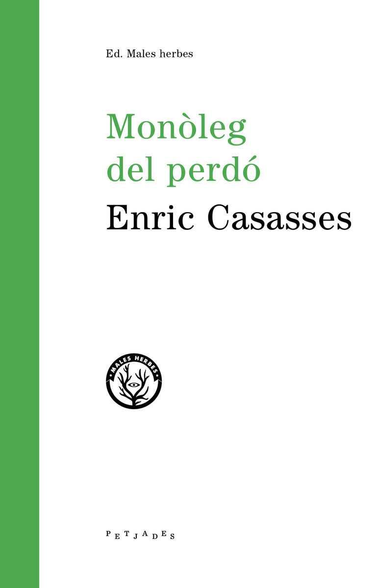 MONÒLEG DEL PERDÓ | 9788494780011 | CASASSES FIGUERES, ENRIC