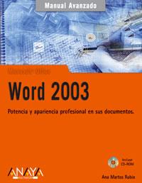 WORD 2003 | 9788441516809 | MARTOS RUBIO, ANA