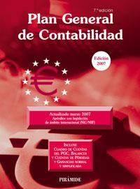 PLAN GENERAL DE CONTABILIDAD 2007 | 9788436821017 | EDICIONES PIRÁMIDE