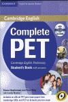 COMPLETE PET FOR SPANISH SPEAKERS STUDENT'S BOOK WITH ANSWERS WITH CD-ROM | 9788483237434 | HEYDERMAN, EMMA / MAY, PETER