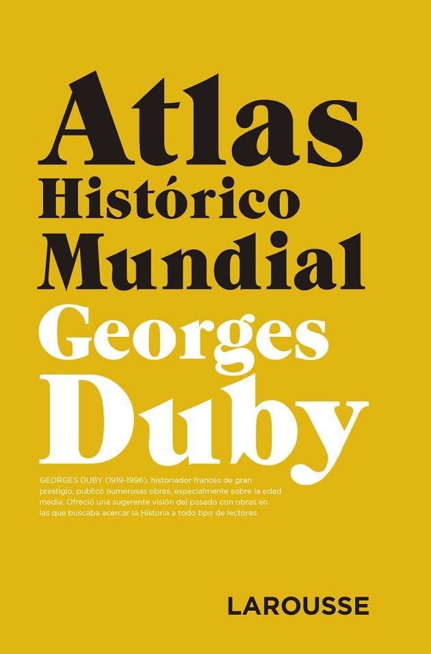 ATLAS HISTÓRICO MUNDIAL G.DUBY | 9788417273361 | DUBY, GEORGES