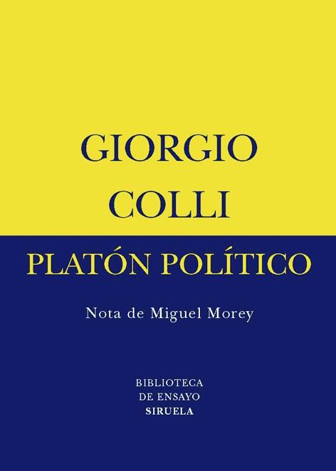 PLATON POLITICO | 9788498412253 | COLLI, GIORGIO