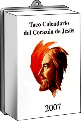 TACO CALENDARIO DEL CORAZON DE JESUS 2007 | 9788427127852 | AA.VV