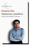 MEMORIAS Y PALABRAS, CARTAS A PERE GIMFERRER | 9788432207846 | PAZ, OCTAVIO