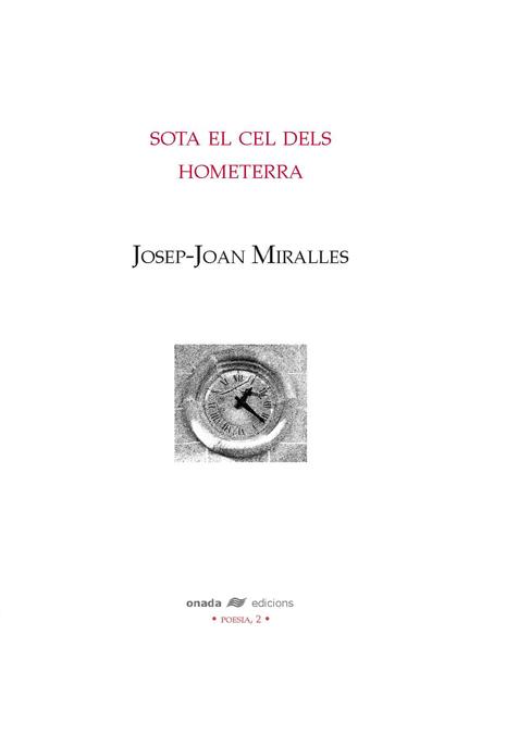 SOTA EL CEL DELS HOMETERRA | 9788496623200 | MIRALLES TORLA, JOSEP JOAN