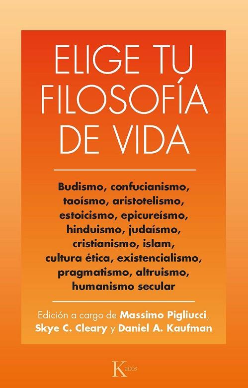 ELIGE TU FILOSOFÍA DE VIDA | 9788499888491 | AA.VV.