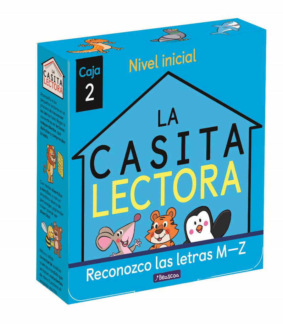 LA CASITA LECTORA. CAJA 2 - RECONOZCO LAS LETRAS M-Z (NIVEL INICIAL) | 9788448859541 | VV.AA.