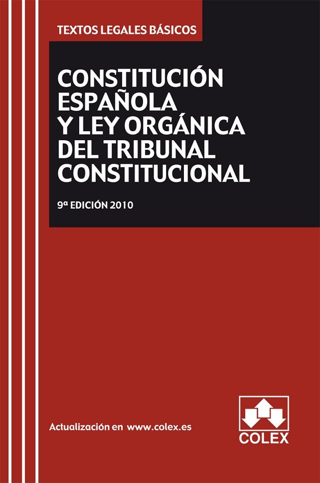 CONSTITUCION ESPAÑOLA Y LEY ORGANICA TRIBUNAL CONSTITUCIONAL | 9788483423080 | AA.VV.