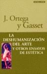 DESHUMANIZACION DEL ARTE Y OTROS ENSAYOS DE ESTETICA | 9788423918133 | ORTEGA Y GASSET, JOSE